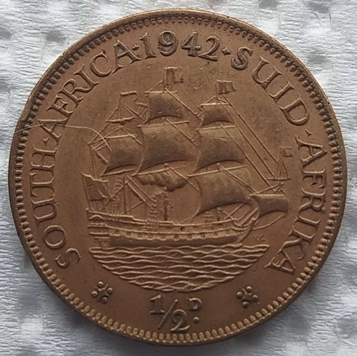 1942     HALF  PENNY  COIN        SA                       SUN18181
