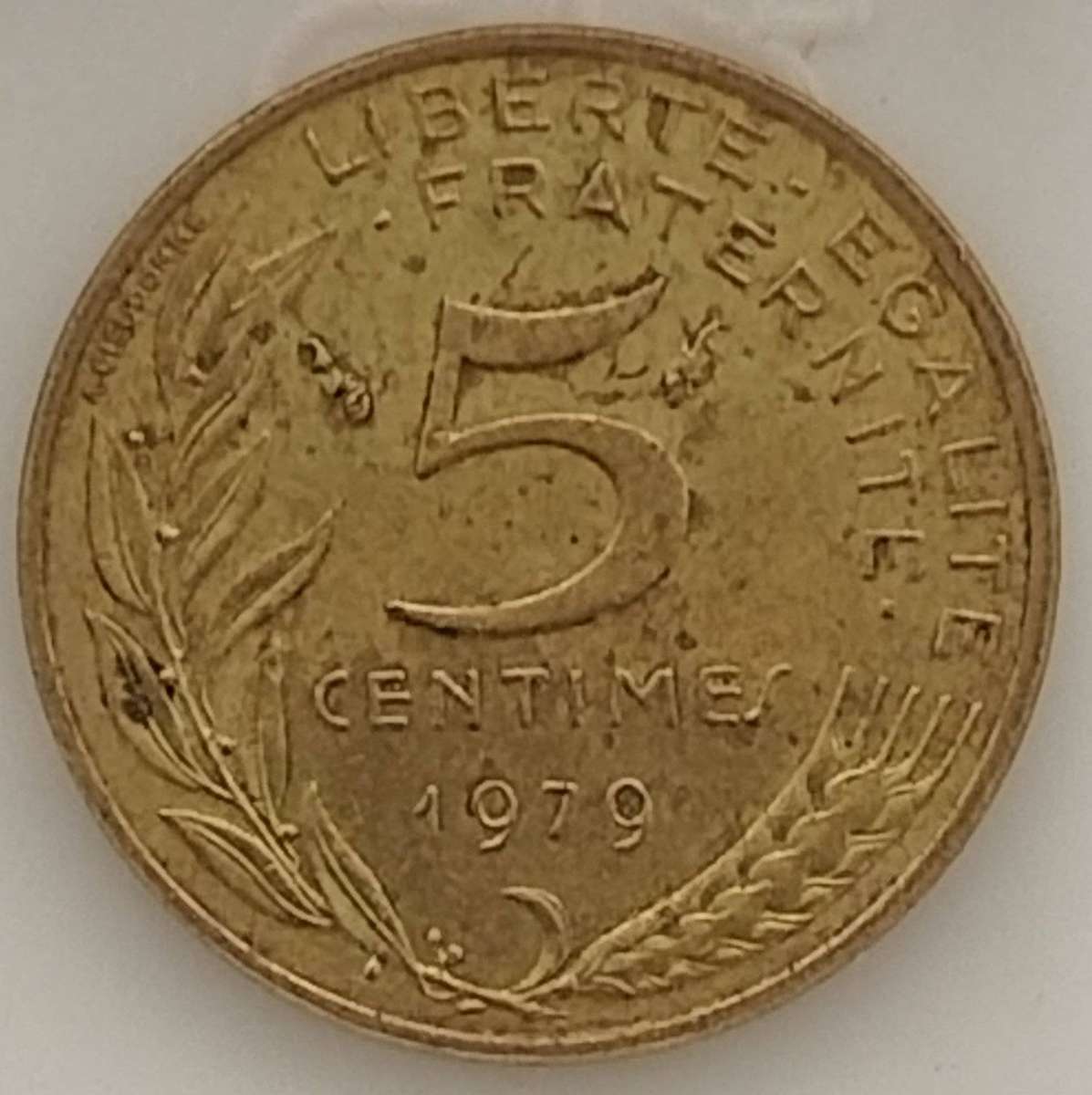 1979  5 Centimes Coin      France          SUN18223