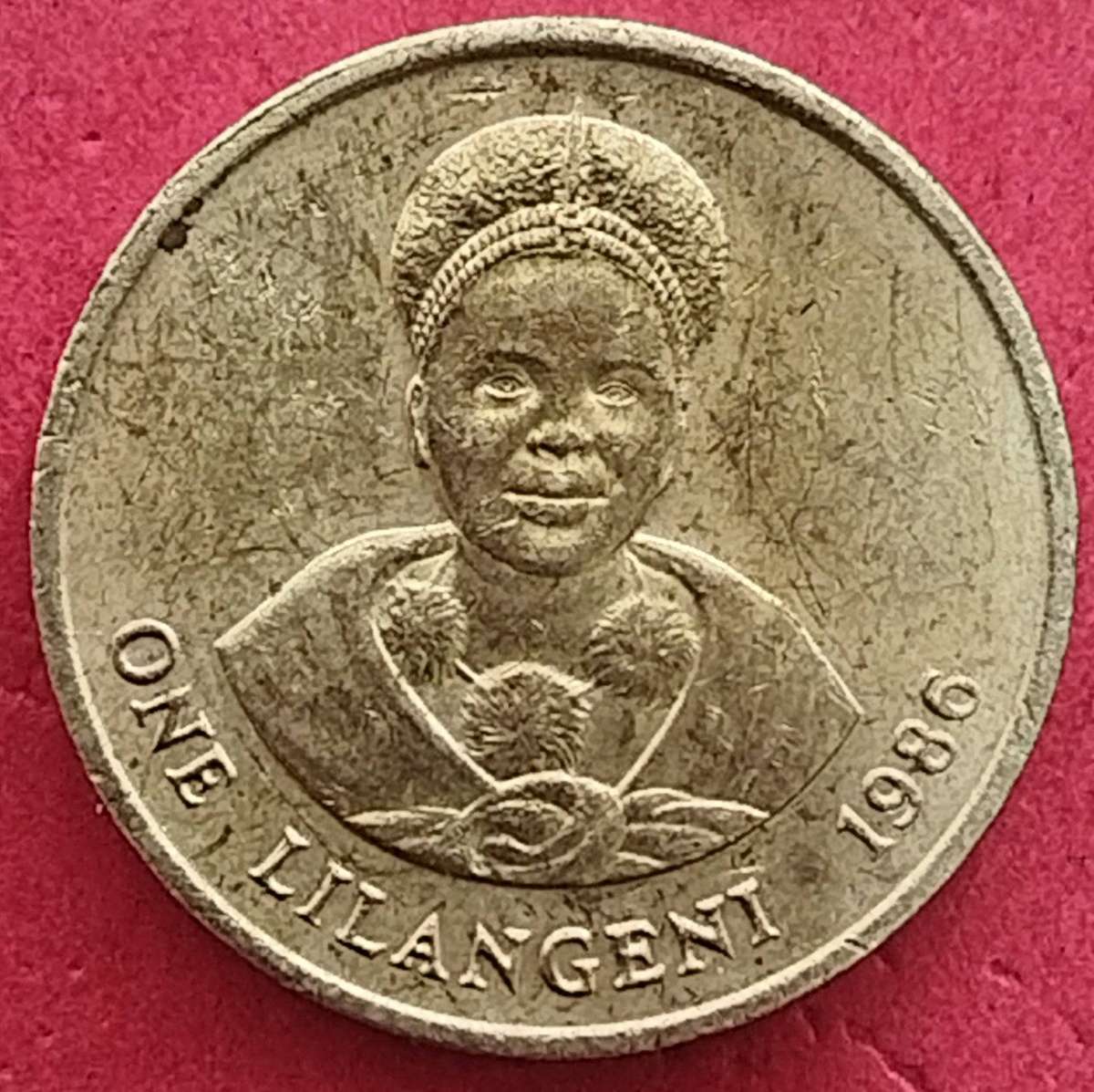 1986   ONE LILANGENI COIN       SWAZILAND                      SUN18236