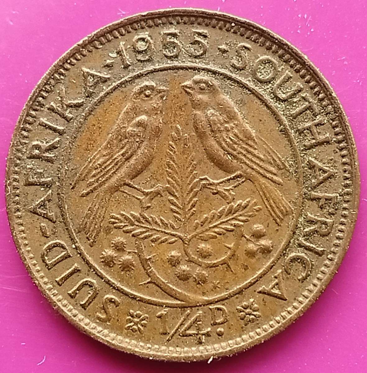 1955      QUARTER  PENNY  COIN        SA                       SUN18296