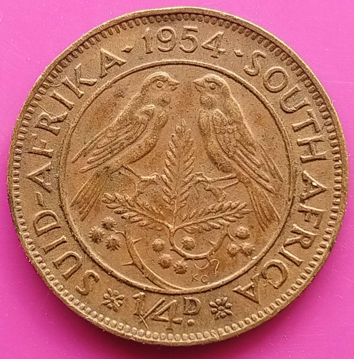 1954      QUARTER  PENNY  COIN        SA                       SUN18305