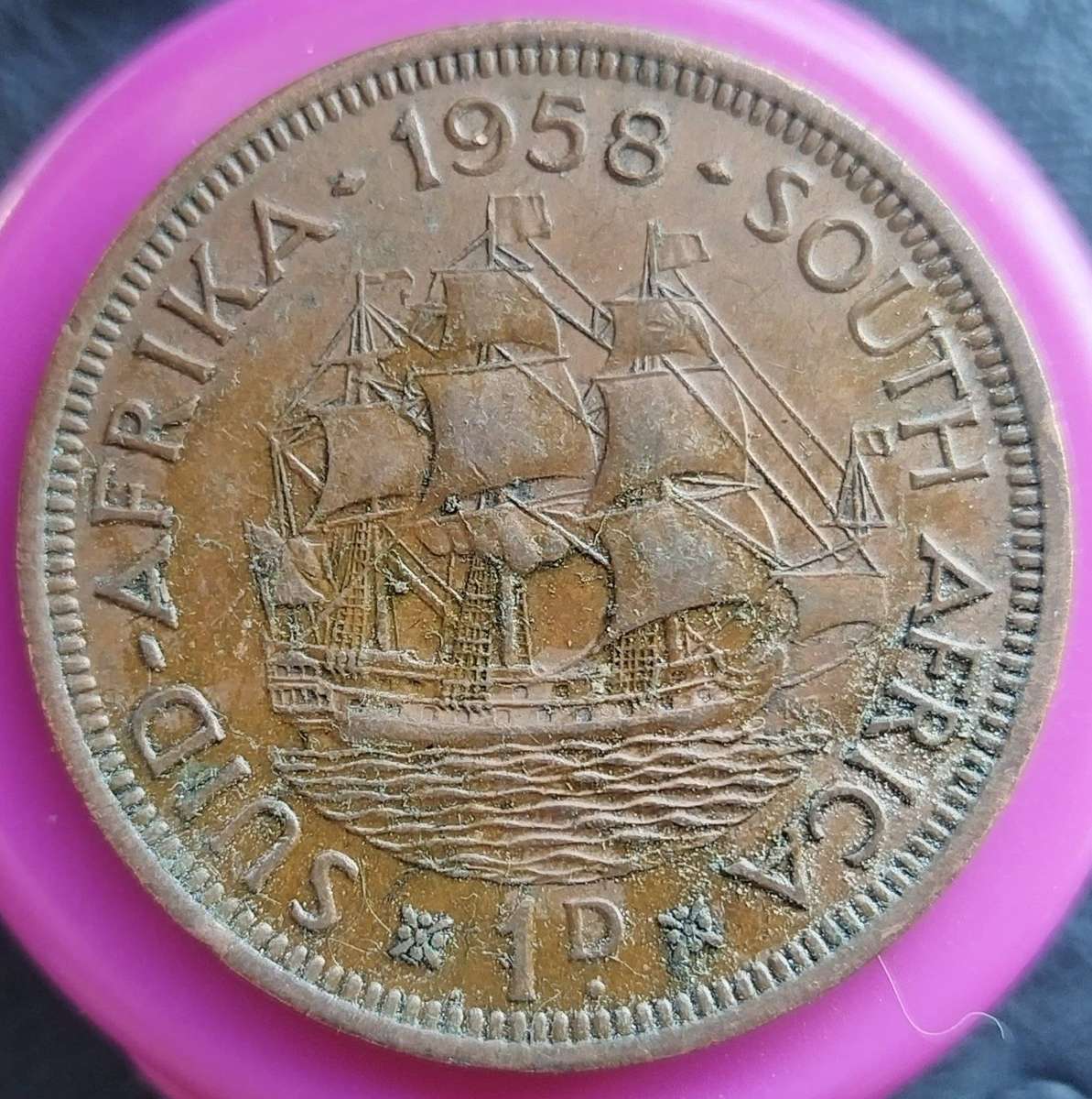 1958    PENNY  COIN        SA                       SUN18369