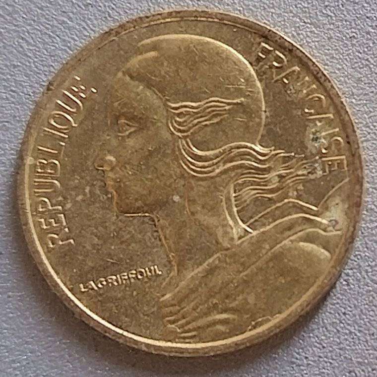 1980   5 Centimes Coin      France          SUN18399