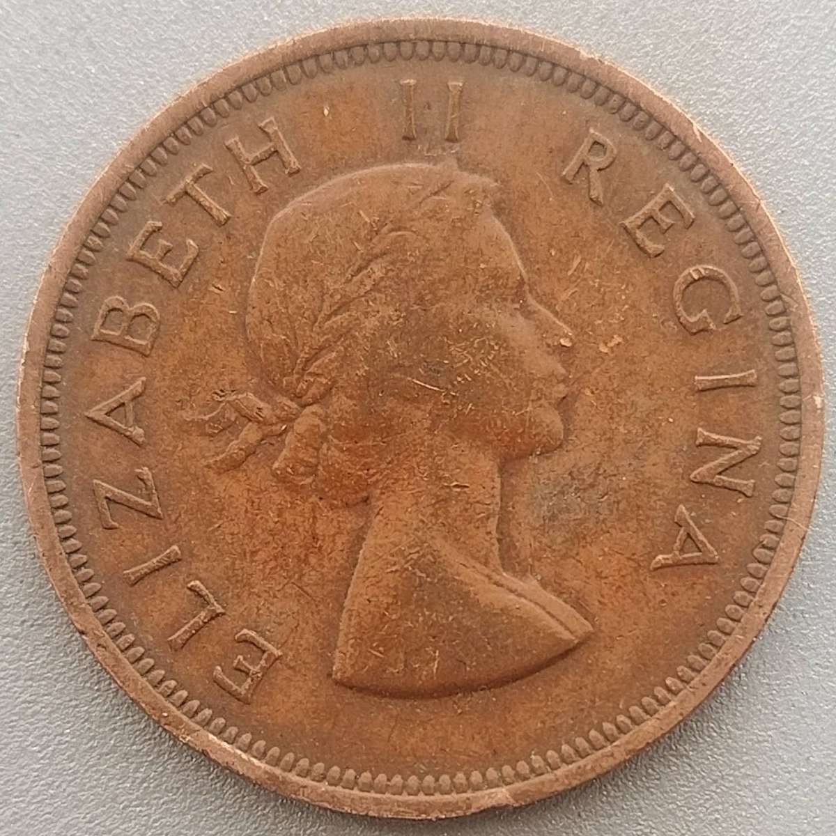 1954    ONE PENNY     Coin                18455