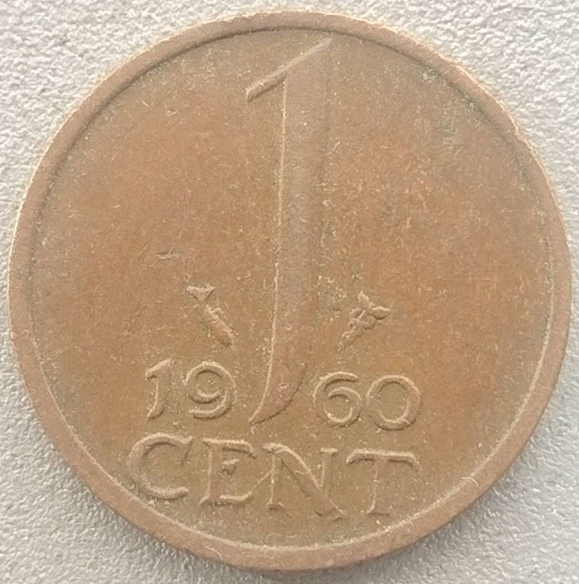1960        1 Cent      Netherlands          SUN18489