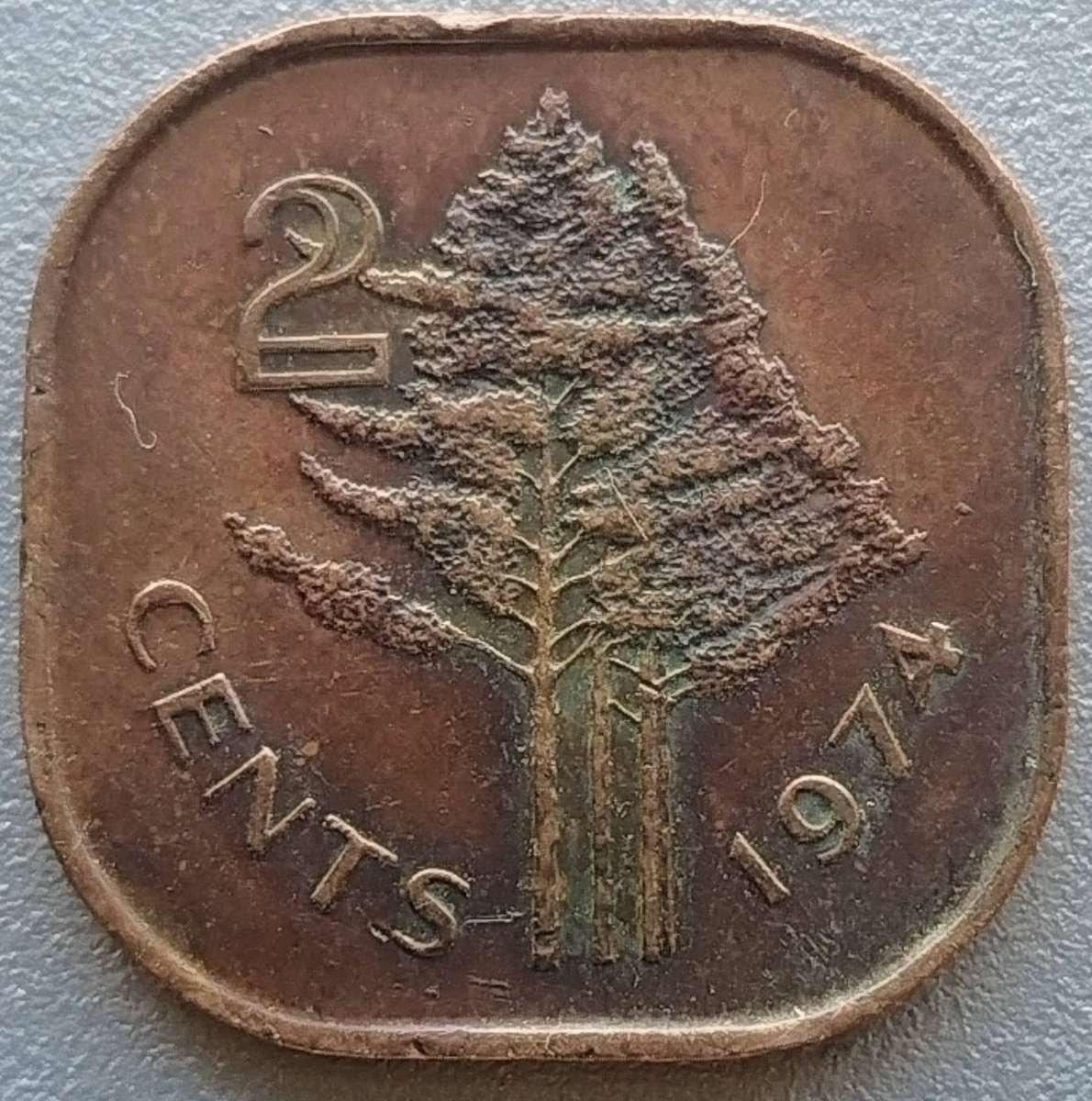 1974      2  CENTS  Coin          SWAZILAND      18514
