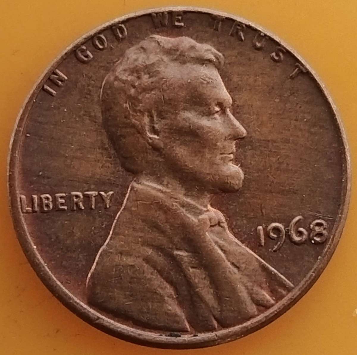 1968 -   ONE CENT  Coin      USA         SUN18577