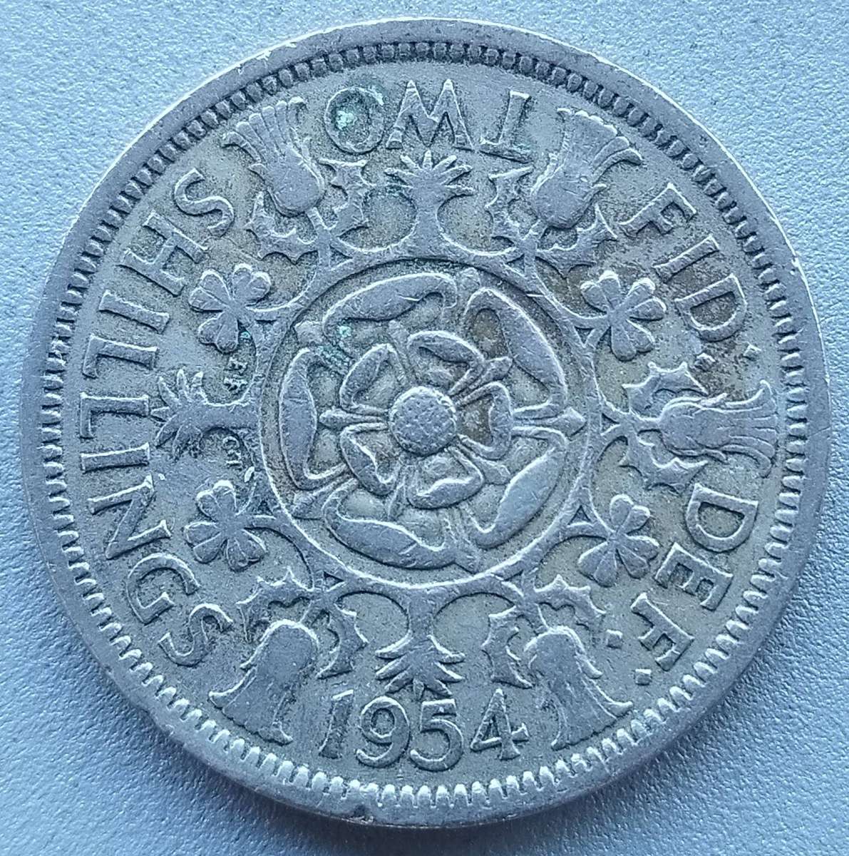 1954 -   TWO SHILLINGS Coin      United Kingdom         SUN18596