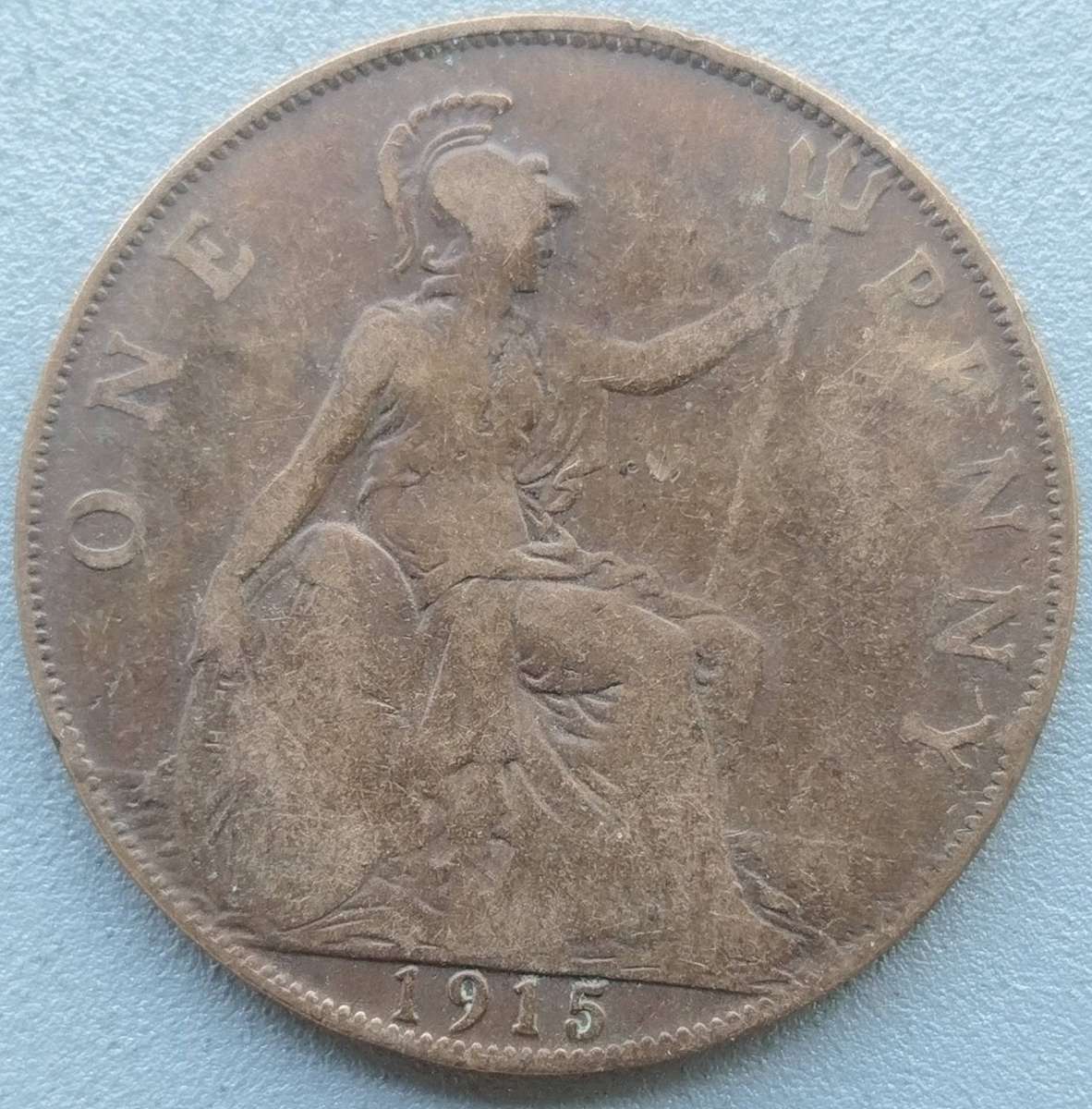 1915 -   ONE PENNY  Coin      United Kingdom         SUN18598