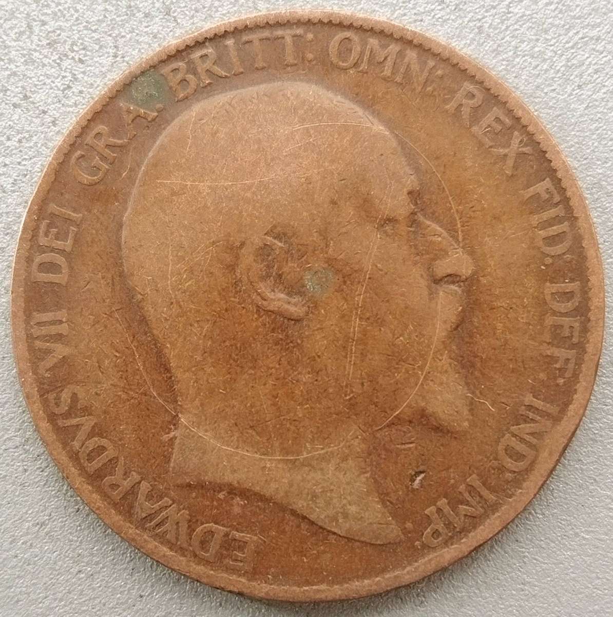 1905 -   ONE PENNY  Coin      United Kingdom         SUN18603