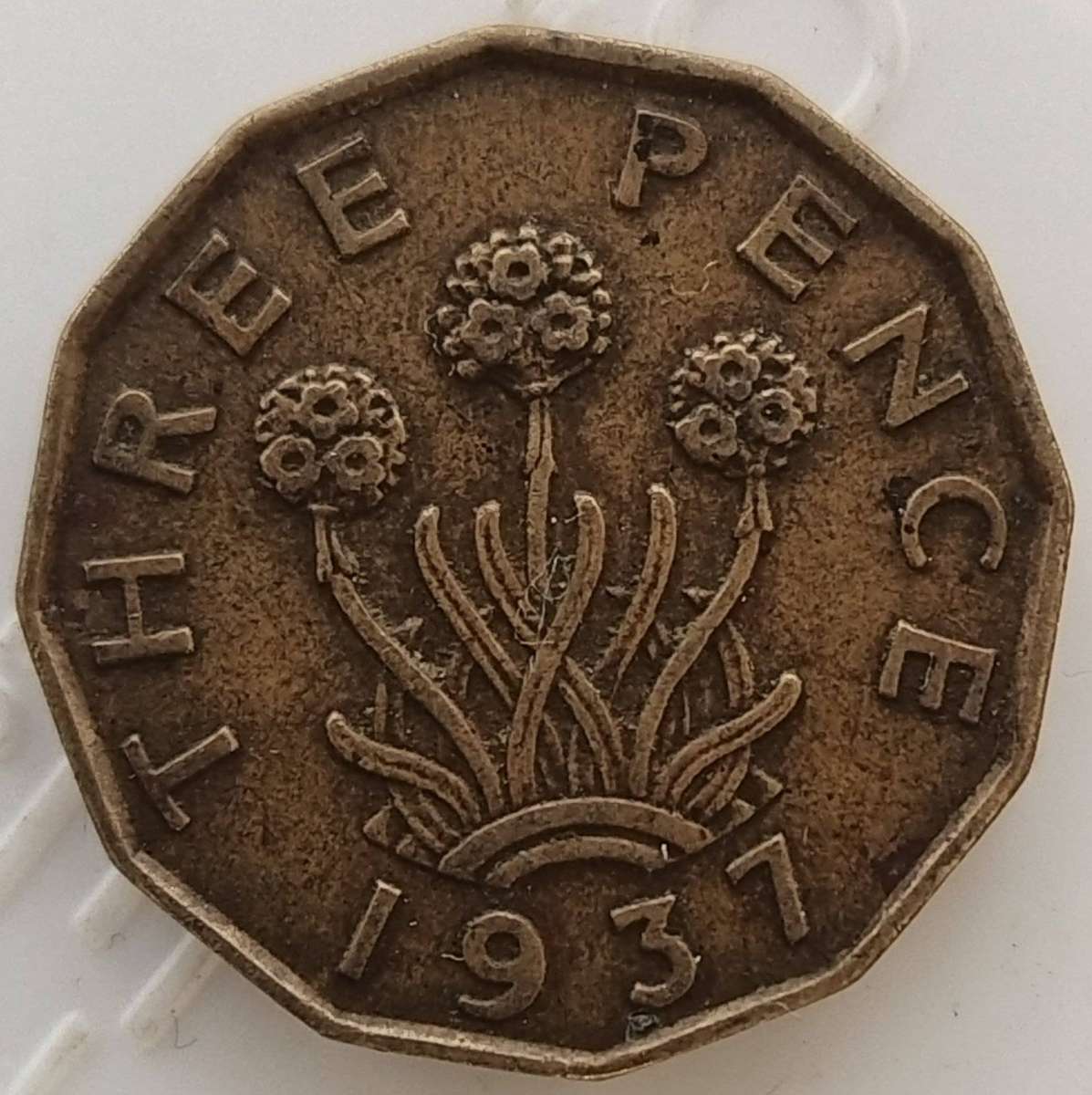 1937 -   THREE PENCE  Coin      United Kingdom         SUN18670