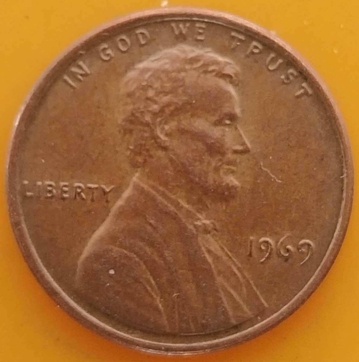 1969 -   ONE CENT  Coin      USA         SUN18687