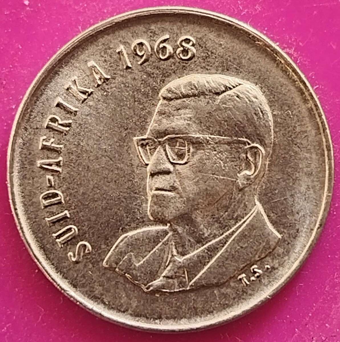 1968   5c   COIN   (Afrikaans)       SUN18769