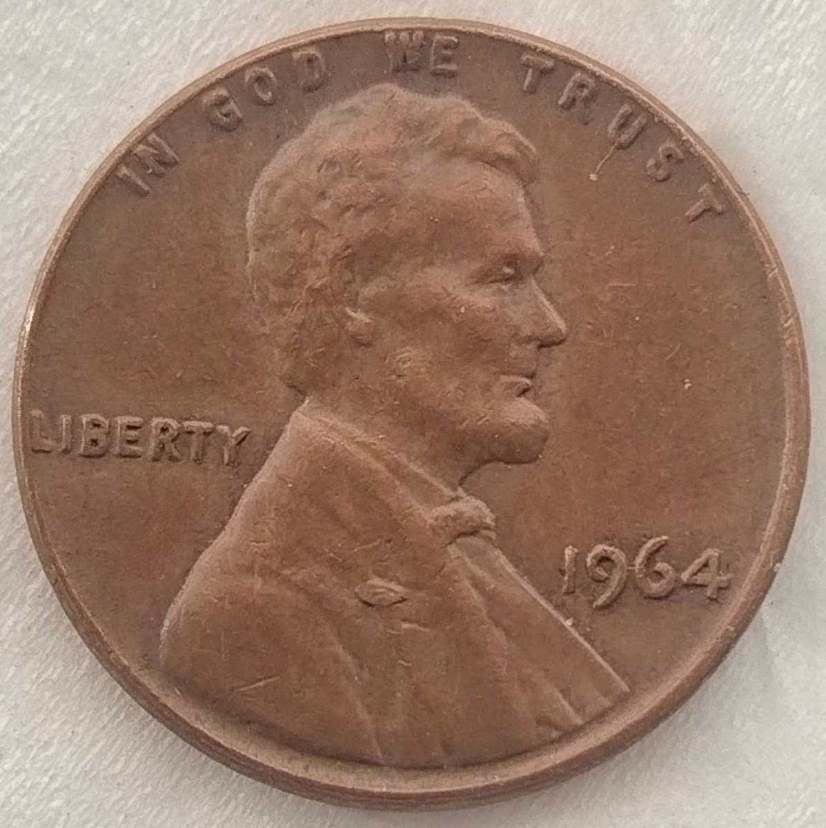 1964 -   ONE CENT  Coin      USA         SUN18774