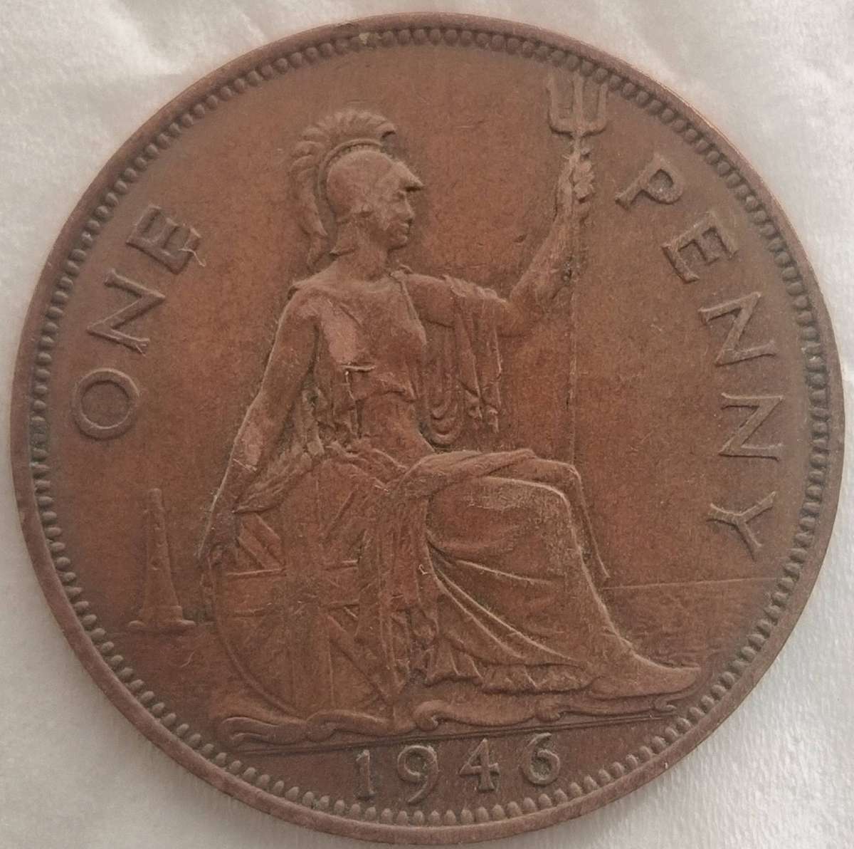 1946 -   ONE PENNY  Coin      United Kingdom         SUN18791