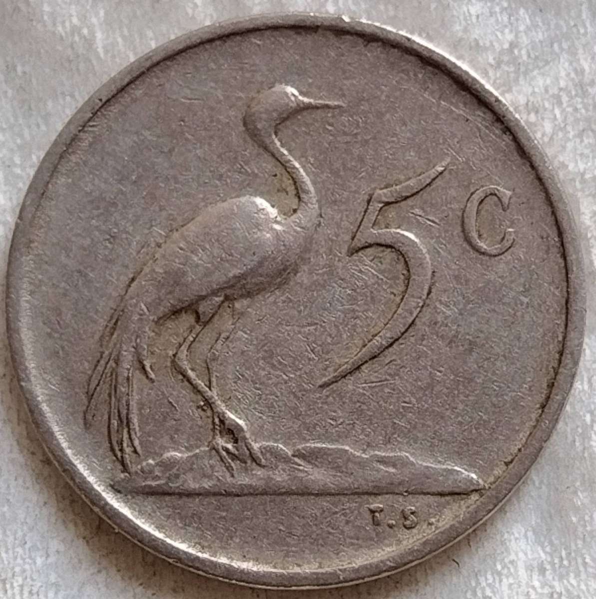 1975   5c  RSA                      SUN18833