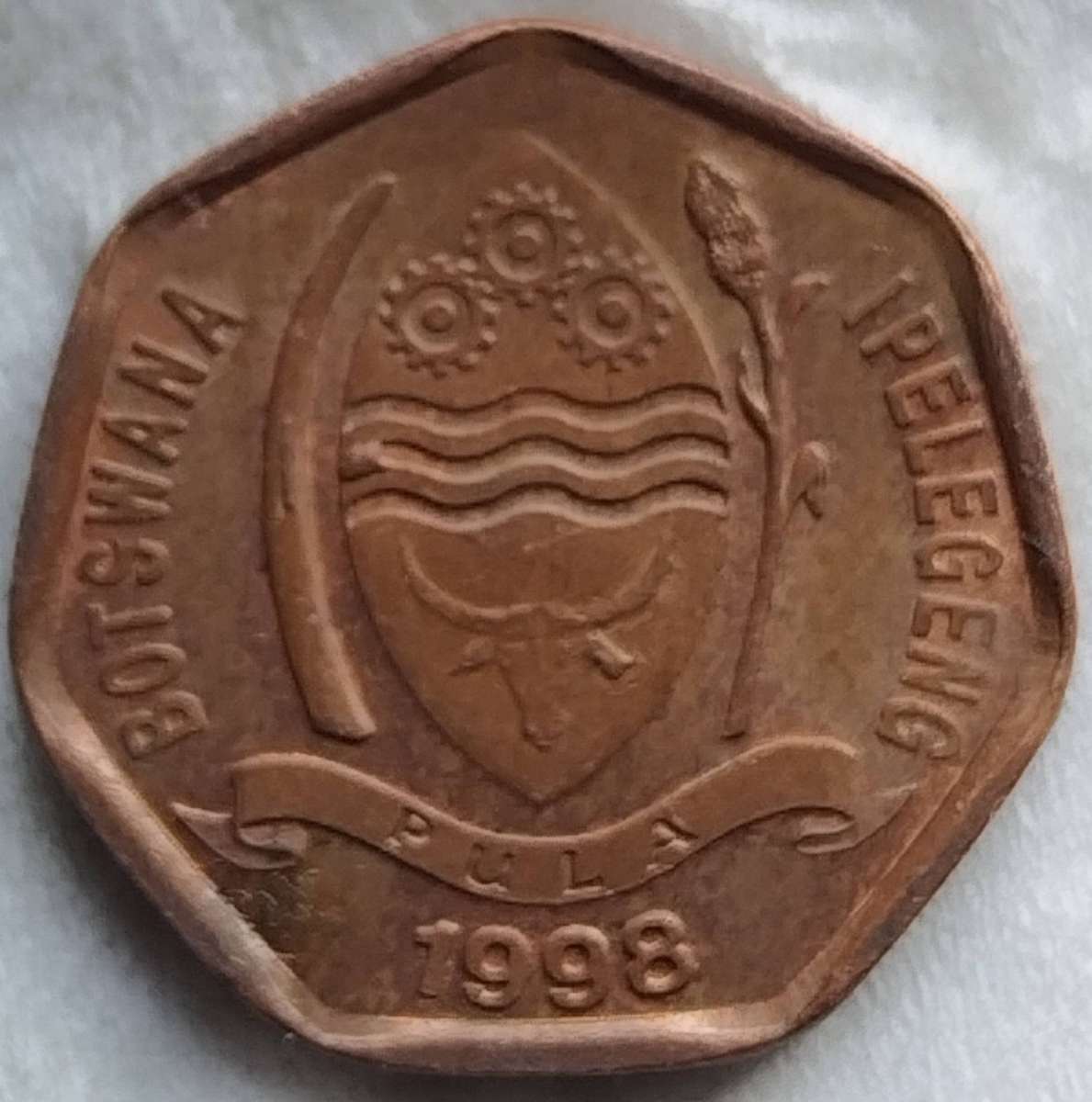 1998    5 THEBE   Coin          BOTSWANA      18842
