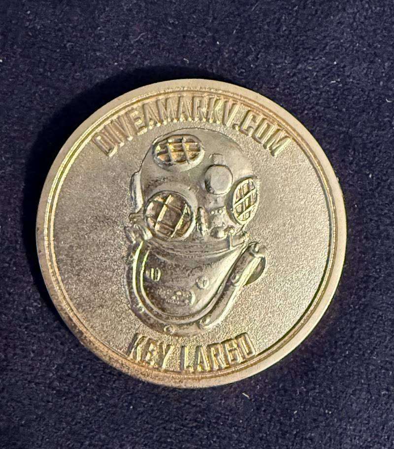 Presented is an impressive brass Navy Divers Insignia Plaque.