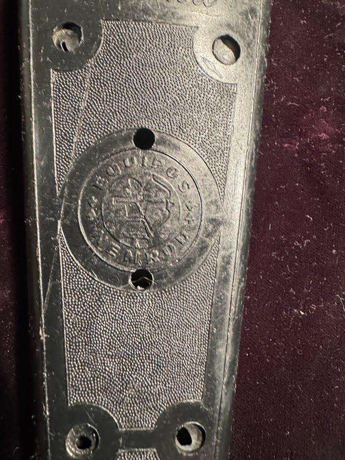 Vintage Nemrod Equipos diving knife with a serrated blade.  Made in Spain