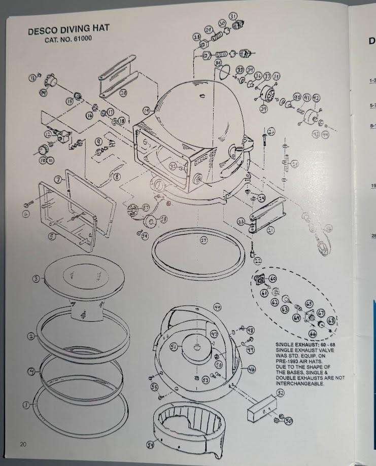 DESCO Corporation Catalogue 1998 Diving helmet manufacturer  and price list
