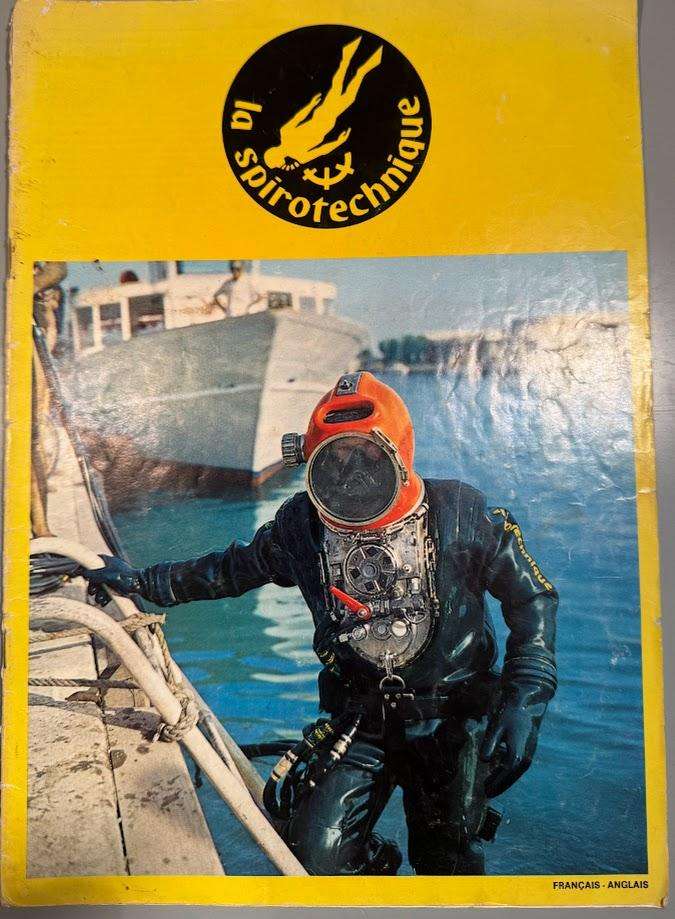 Vintage 1970s La Spirotechnique Cousteau Underwater Catalogue for Underwater Equipment