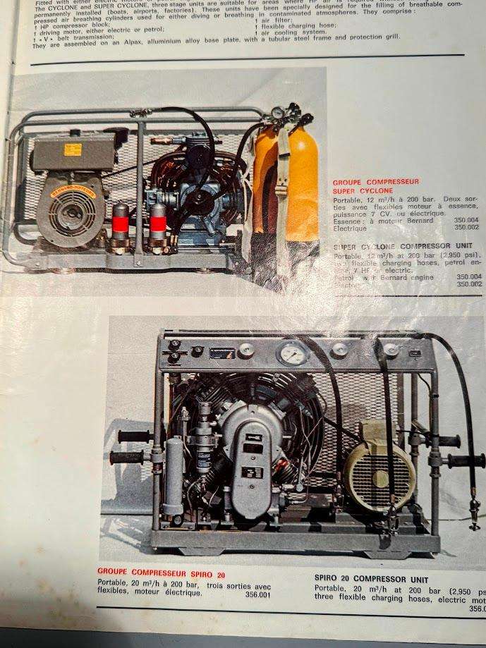 Vintage 1970s La Spirotechnique Cousteau Underwater Catalogue for Underwater Equipment