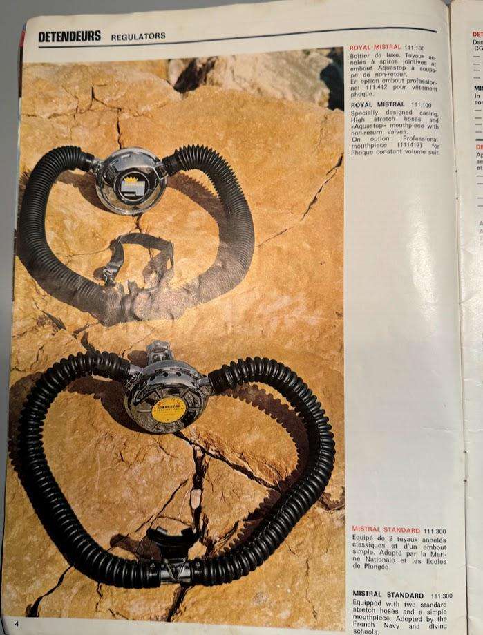 Vintage 1970s La Spirotechnique Cousteau Underwater Catalogue for Underwater Equipment