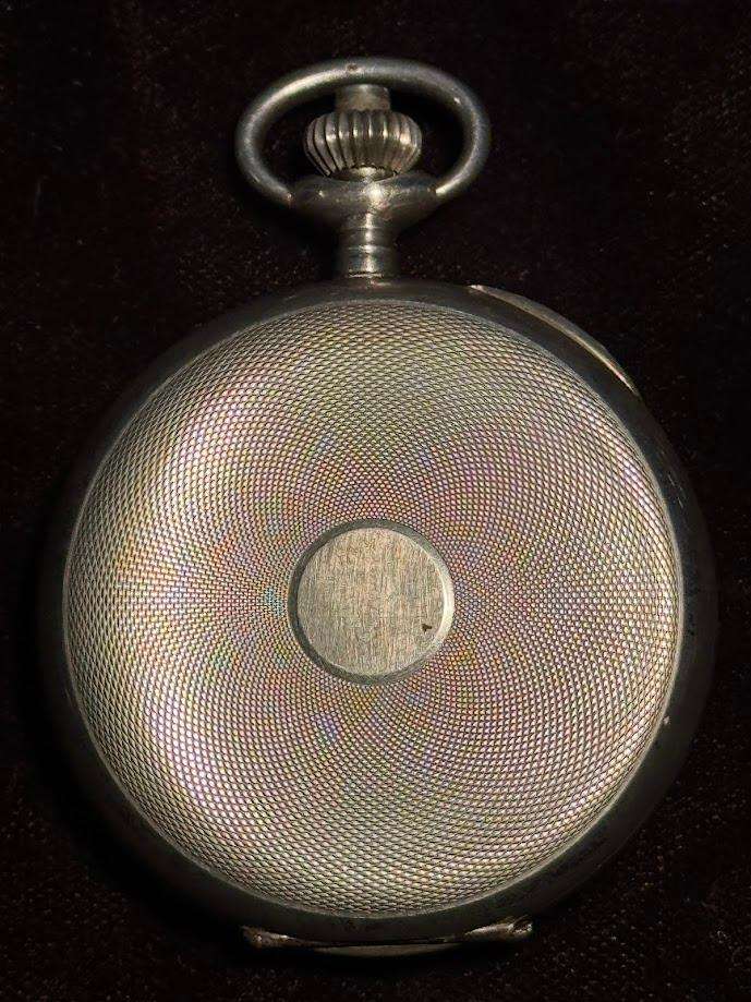 Vintage 1920's Silver Pocket Watch in original Box