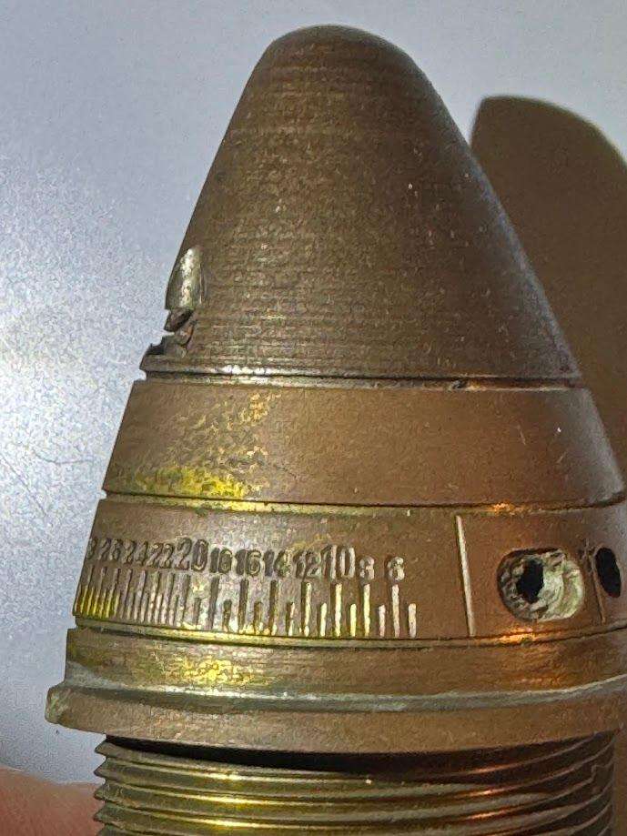 Vintage Military Training Device, Cut-away section of an military Fuse