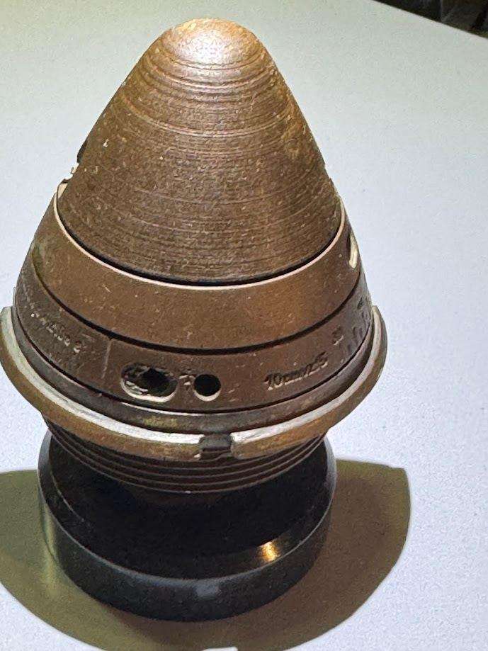 Vintage Military Training Device, Cut-away section of an military Fuse