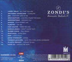 CD, Zondi's Romantic Ballads IV