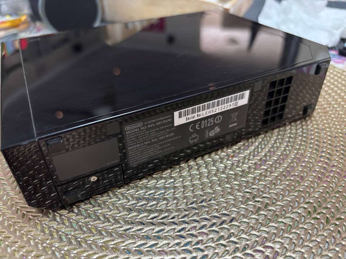 Genuine Nintendo black Wii MotionPlus console (PAL)