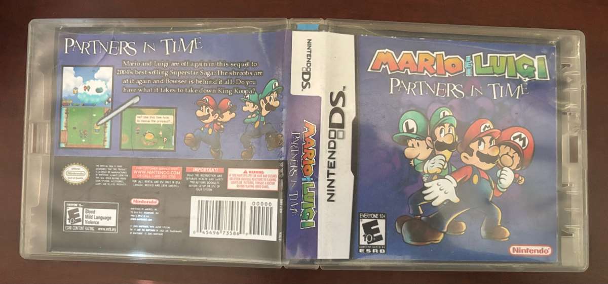 Mario & Luigi: Partners in Time (DS)(no booklet)