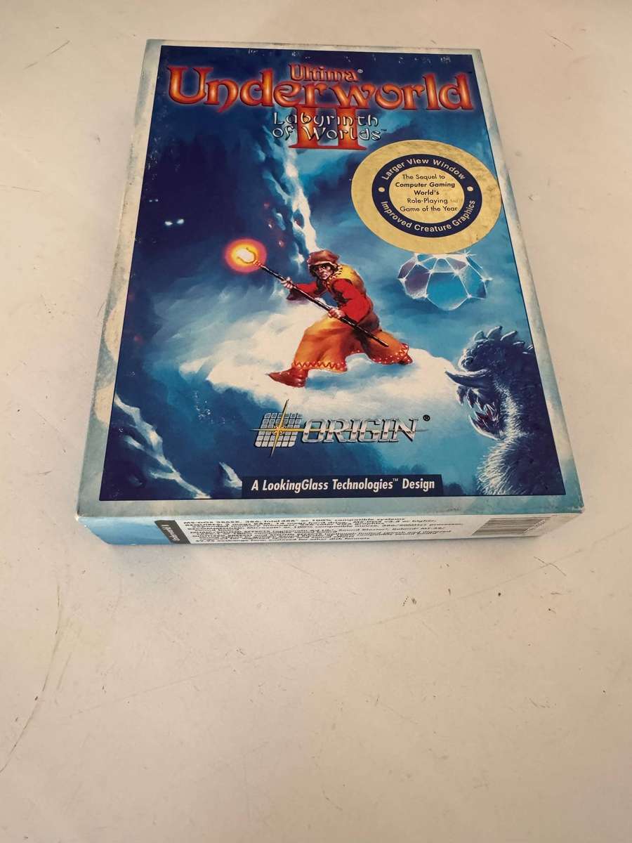 Ultima Underworld II Labyrinth Of Worlds Big Box PC Game (Incomplete)