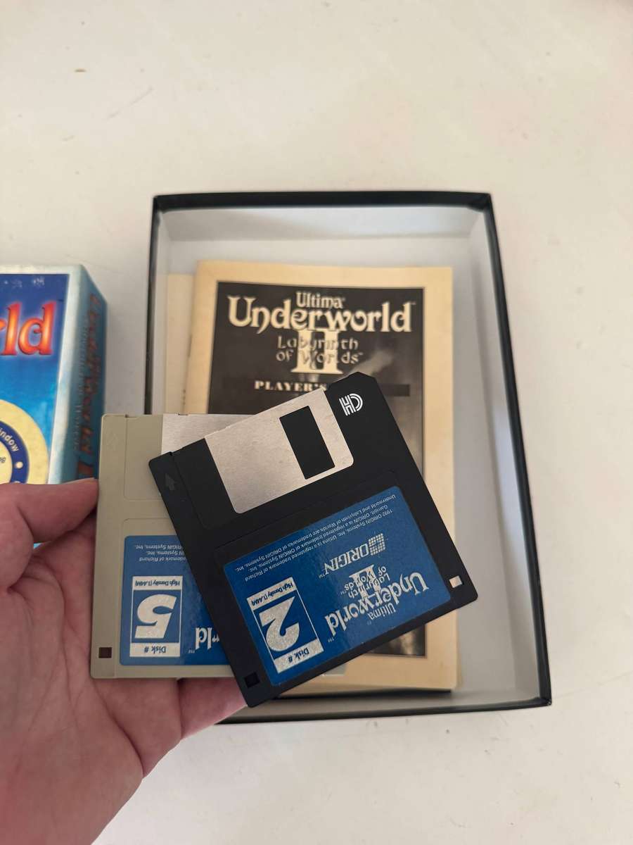 Ultima Underworld II Labyrinth Of Worlds Big Box PC Game (Incomplete)