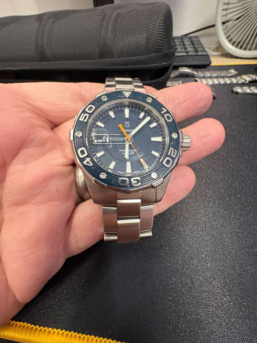 TAG HEUER AQUARACER 500M BLUE DIAL