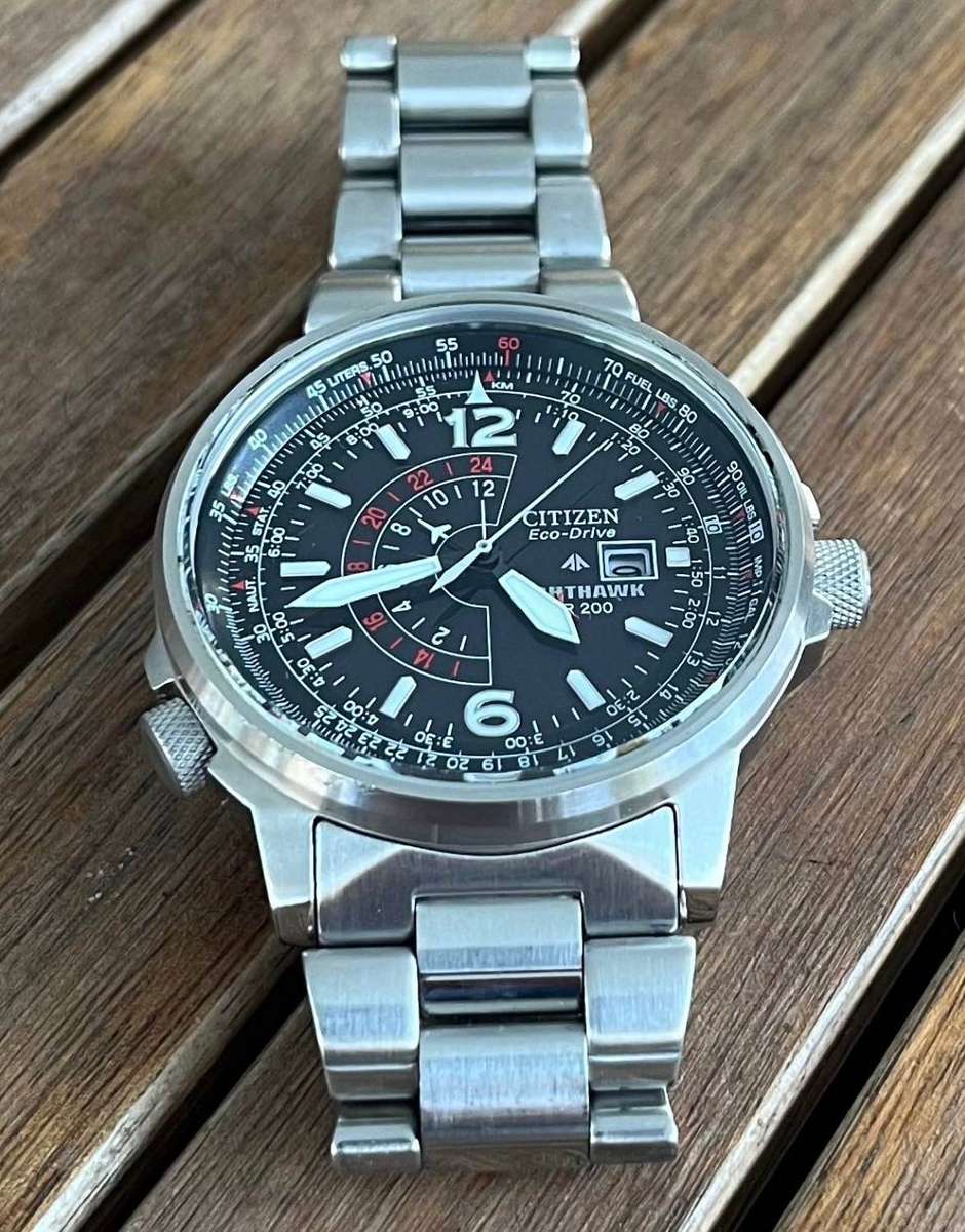 Citizen Eco-Drive Promaster Nighthawk Quartz Mens Watch