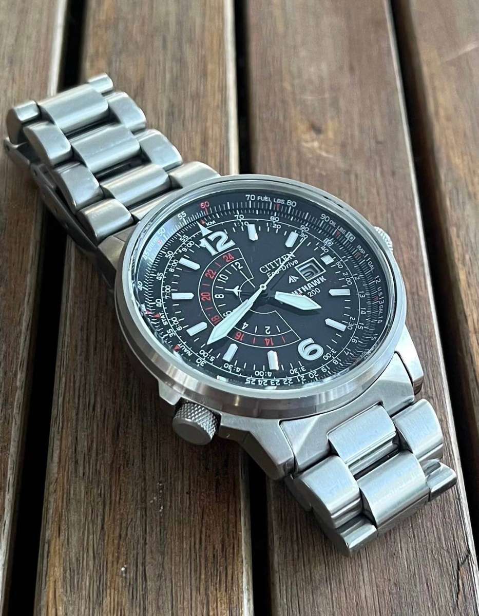 Citizen Eco-Drive Promaster Nighthawk Quartz Mens Watch