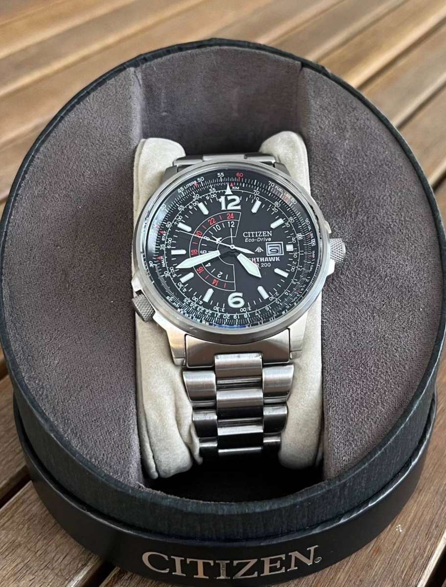 Citizen Eco-Drive Promaster Nighthawk Quartz Mens Watch