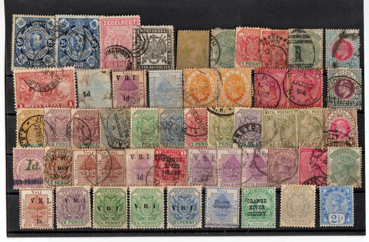 UNION & PRE UNION -GOOD USED & MM ASSORTED ON CARD-ODD FAULT-NOT REFERENCED,INTERESTING LOT