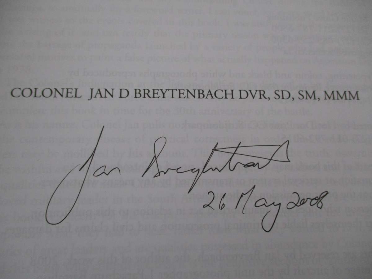 Eagle Strike! The Controversial Airborne Assault on Cassinga, 1978. By Col Jan Breytenbach (Signed)