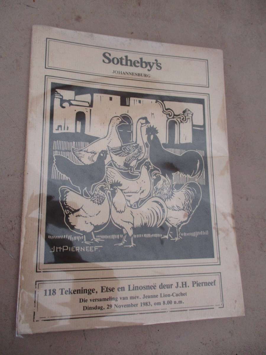 118 Tekeninge, Etse en Linosnee deur JH Pierneef