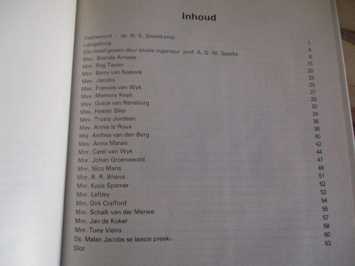 Ons het op die dakke gesit - Ooggetuieverslae van die Laingsburg-vloedramp 25 Januarie 1981