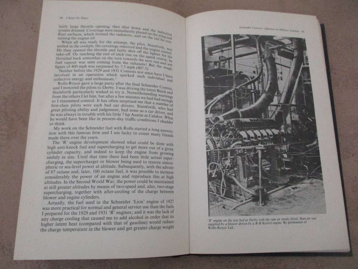 I kept no diary: 60 years with marine diesels, automobile and aero engines - Air Commodore FR Banks