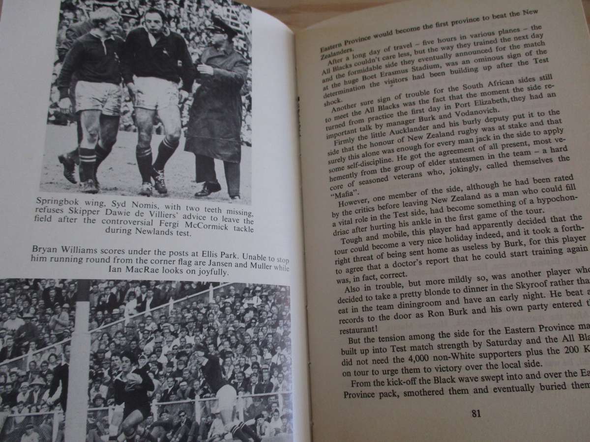 All Black-ed out. By Fred Labuschagne. The 1970 Springbok All Blacks Rugby Series