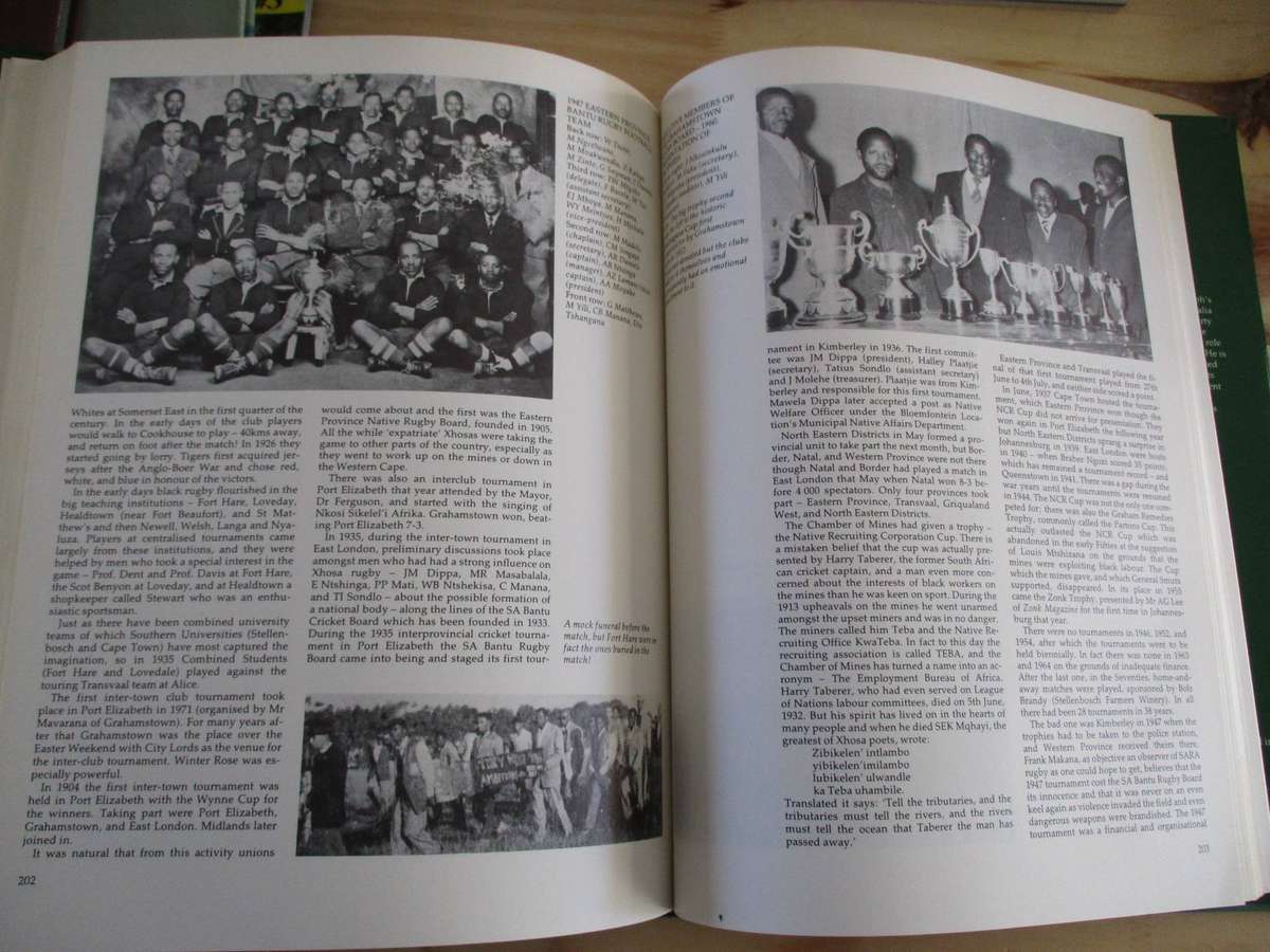 RUGBY IN SOUTH AFRICA - A HISTORY 1861-1988