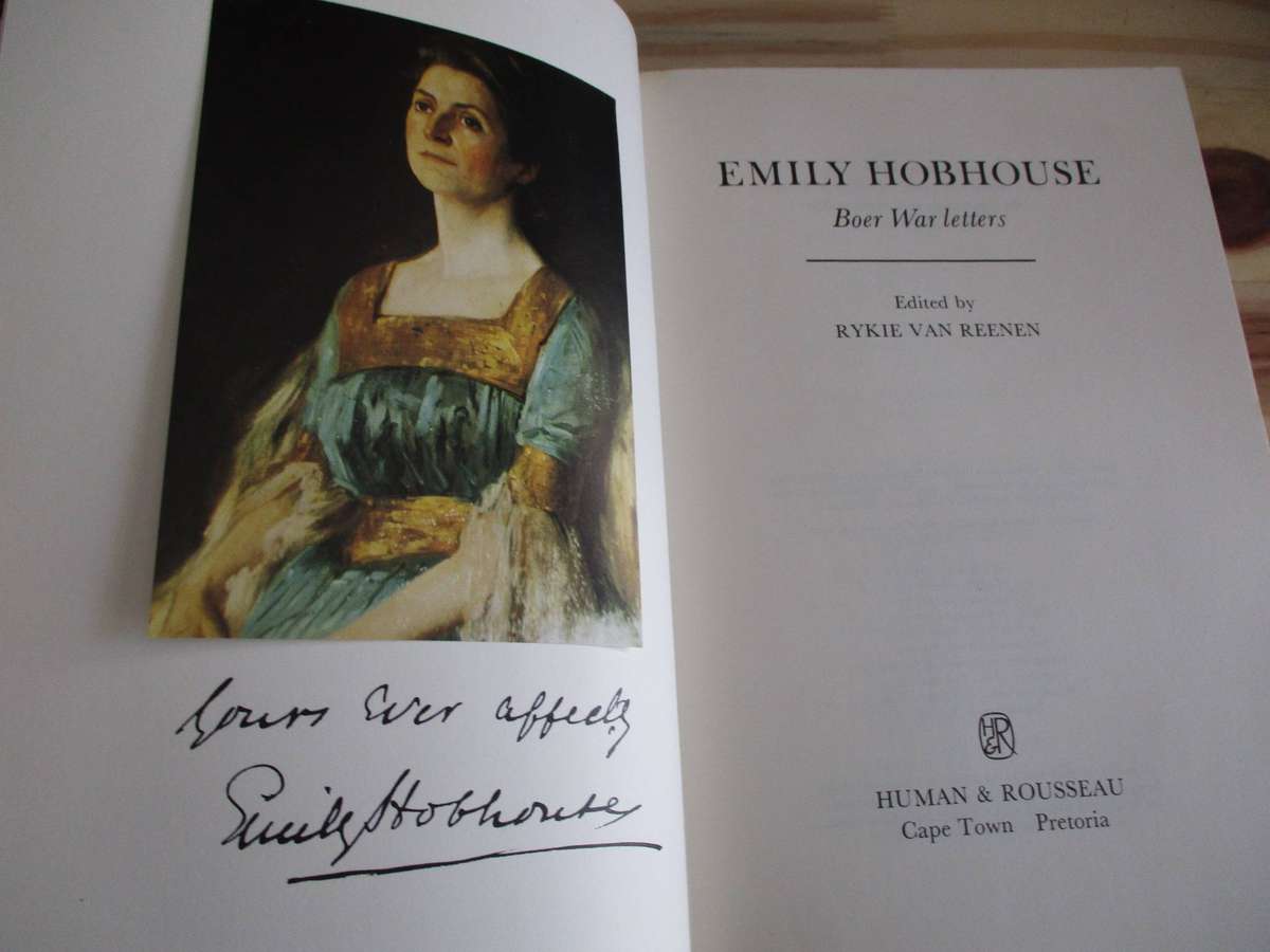 EMILY HOBHOUSE - BOER WAR LETTERS