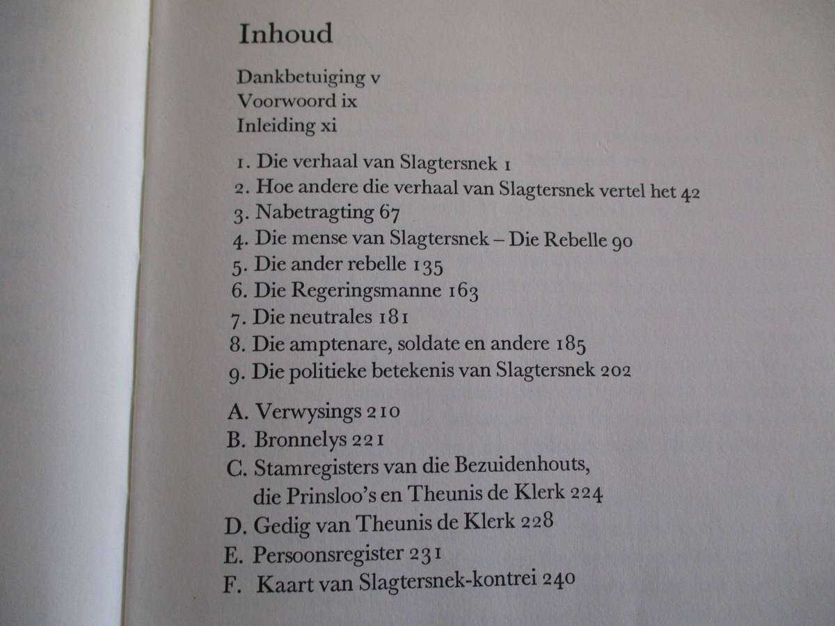 Slagtersnek en sy mense - J.A. Heese