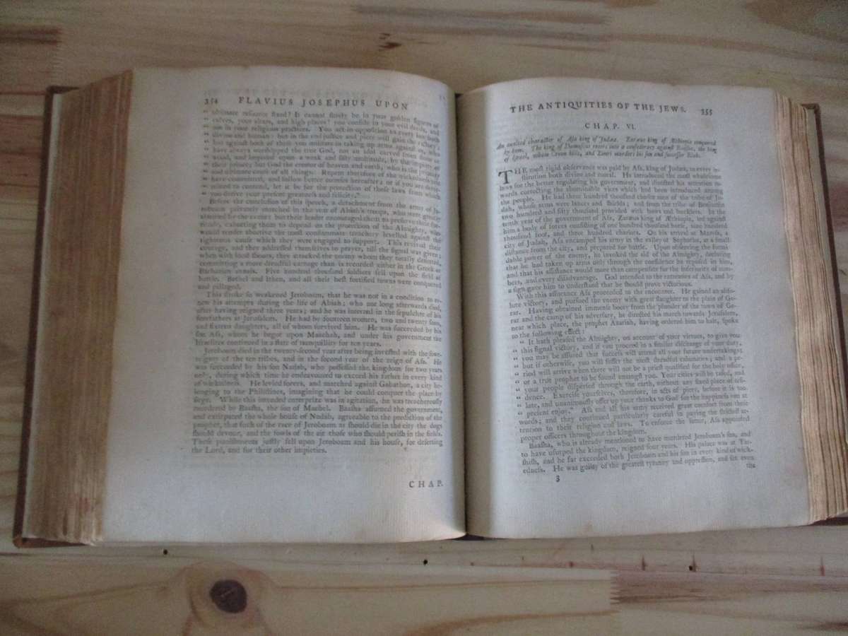The Works of Flavius Josephus. Printed 1777