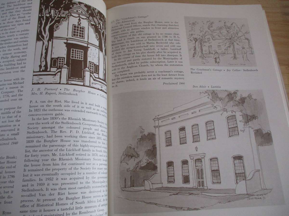 THE HISTORICAL MONUMENTS OF SOUTH AFRICA  J.J. Oberholster